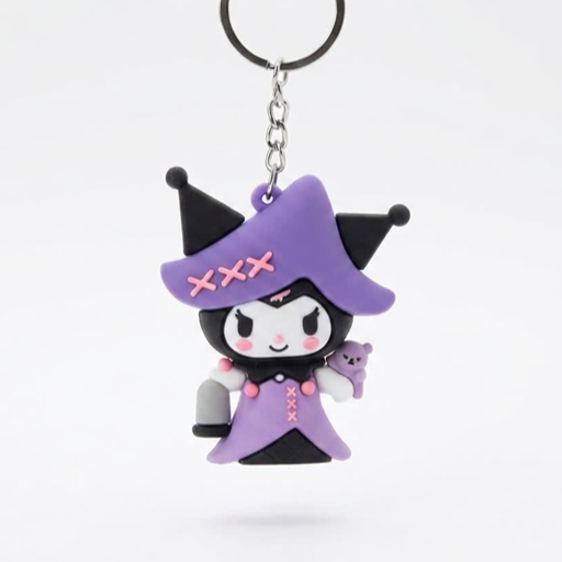 BY MOQA Bad Kuromi Keychain
