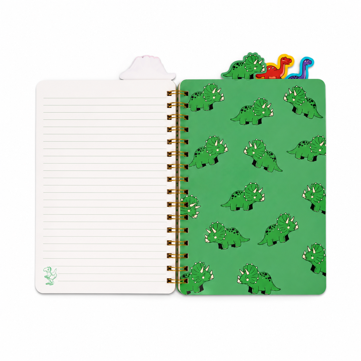 BY MOQA Dinosaur Green 3D Diary