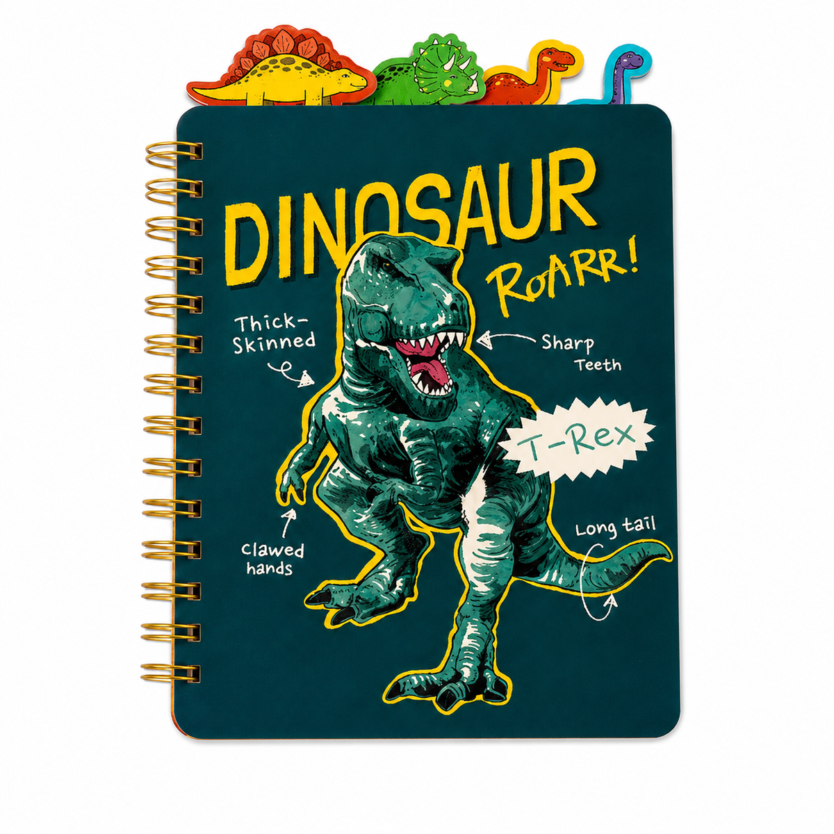 BY MOQA Dinosaur Green 3D Diary