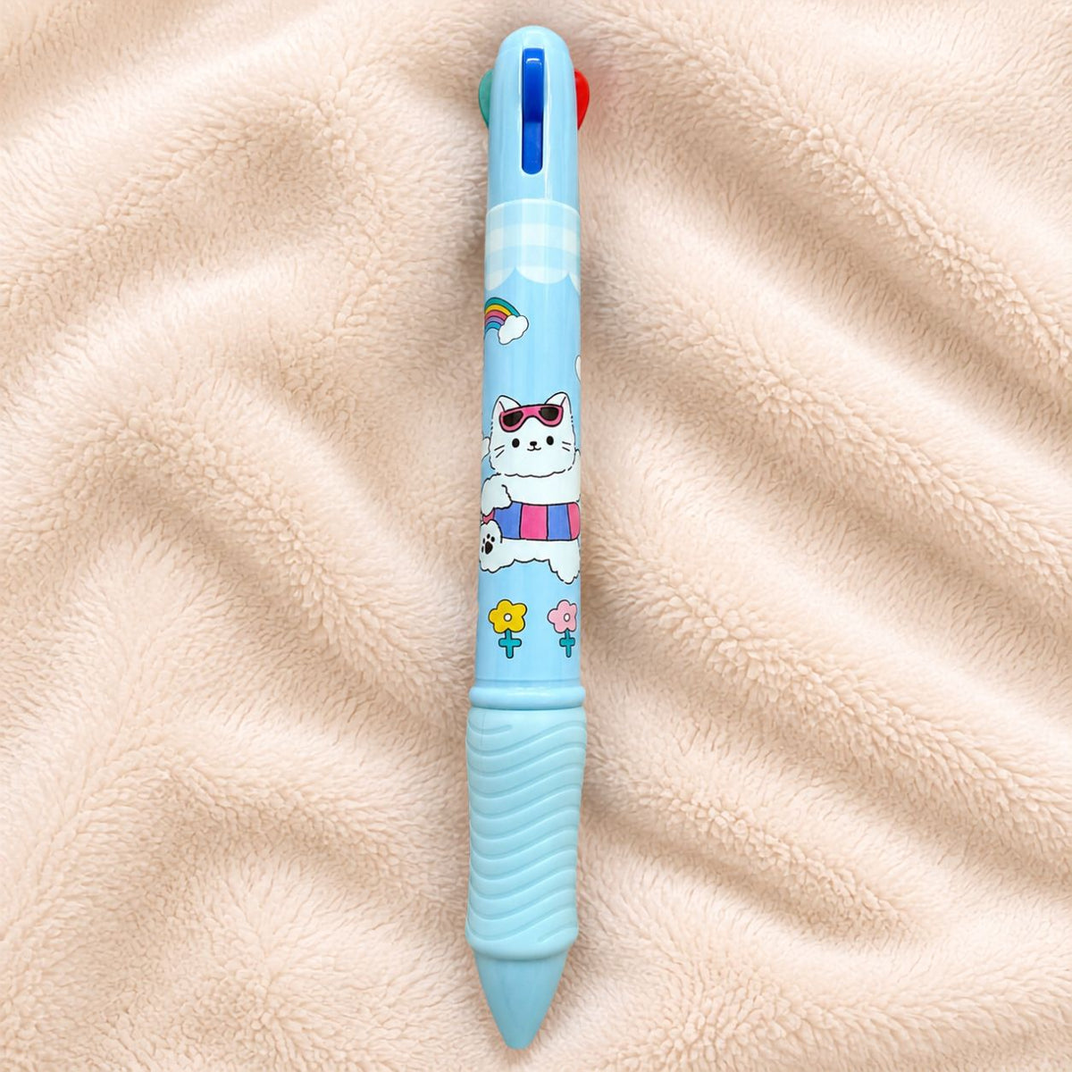 BY MOQA Rainbow Twist 5-Color Jumbo Pen
