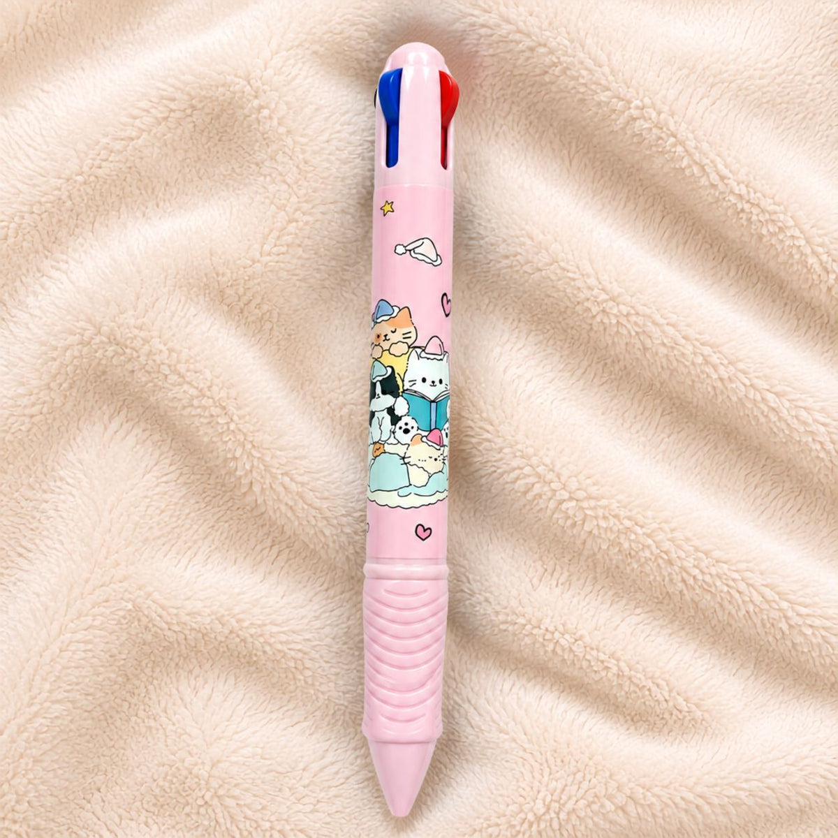 BY MOQA Rainbow Twist 5-Color Jumbo Pen