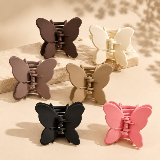 BY MOQA Dual Butterfly Hair Clip