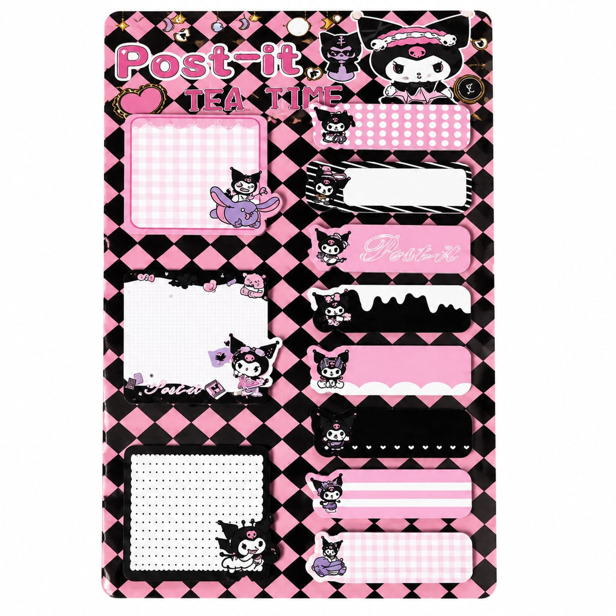 BY MOQA Kuromi Midnight Memo Set