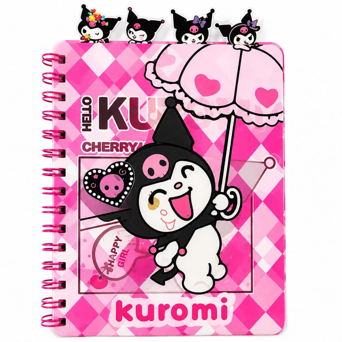 BY MOQA Kuromi Cherry 3D Diary